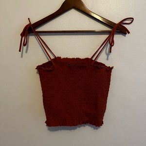 Wild Fable Ruched Crop Top